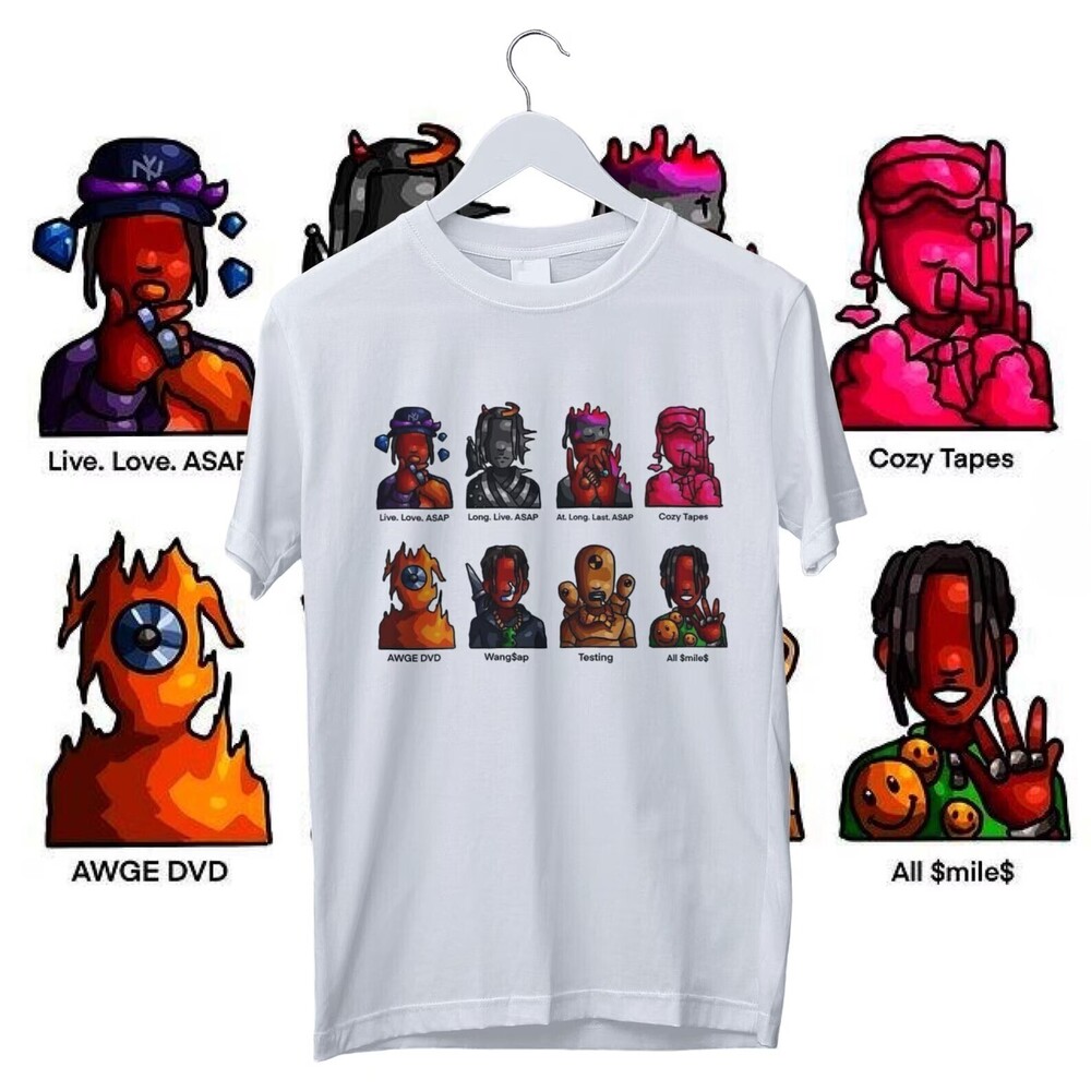 Retro ASAP Rocky Graphic T-Shirt - Bold Hip-Hop Streetwear Design